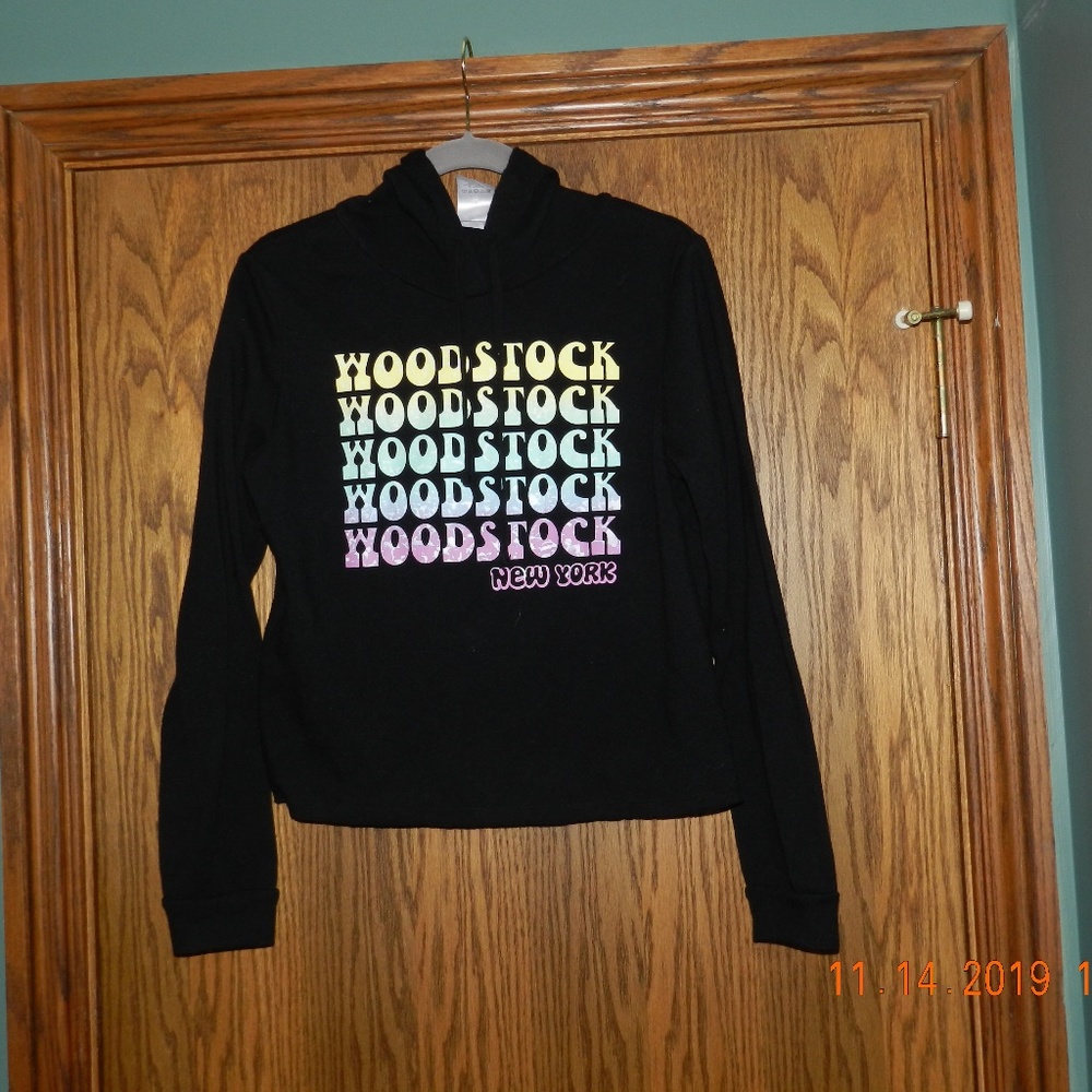 Women's Vintage Concert Tees Woodstock Collection Pullover Hoodie